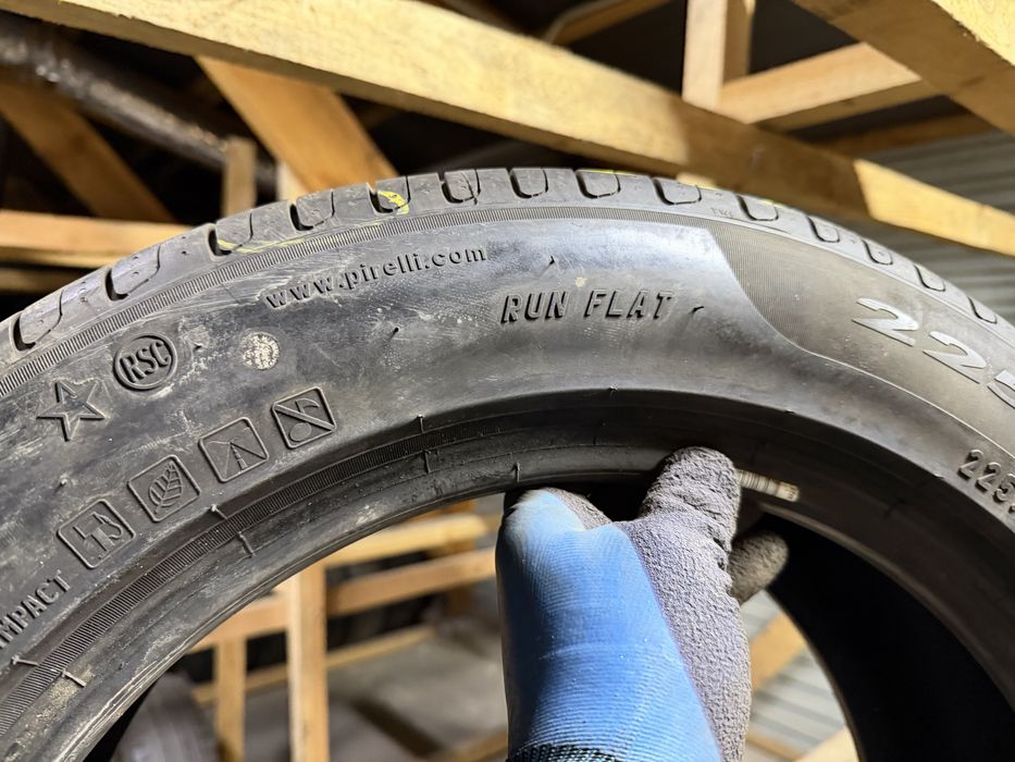 Шини літо 225/55R17 PIRELLI Cinturato P7 RFT 2шт 7+мм 2022