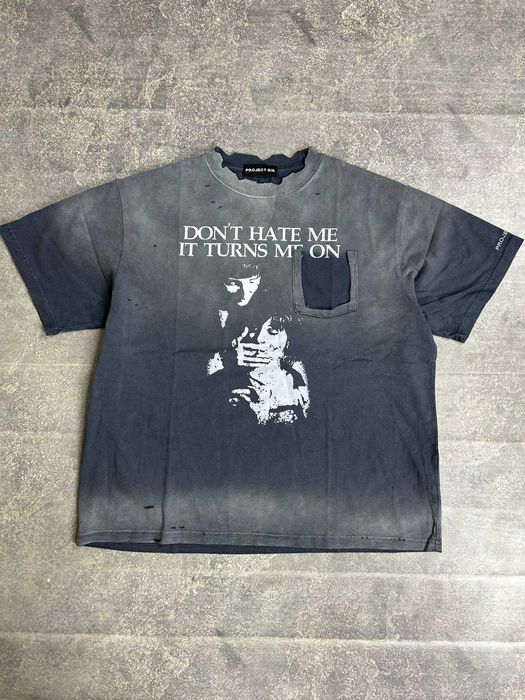 Футболка Project G/R GR Grailz archive чорна distressed черная: 1