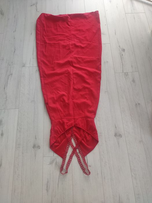 Czerwona sukienka maxi 34