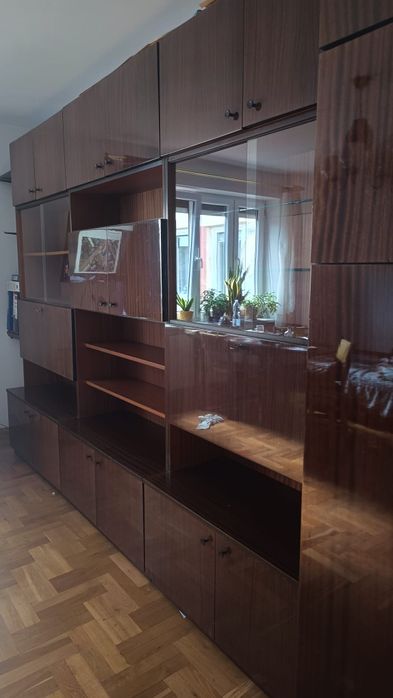 Meblościanka PRL komplet