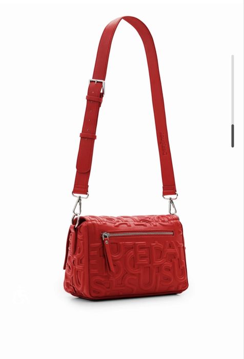 Desigual сумка червоного кольору