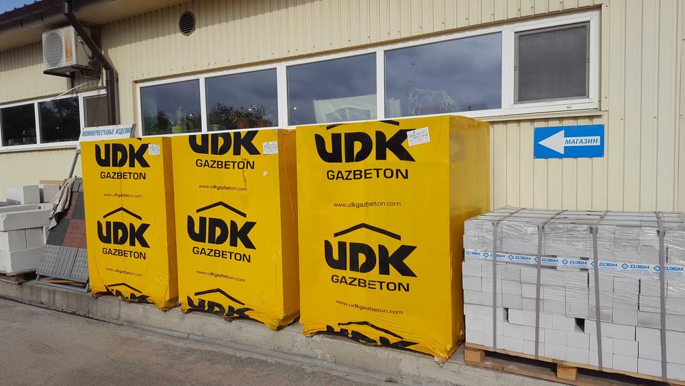 Газобетон UDK 300х200х600  с доставкой по городу