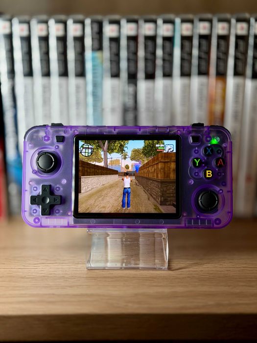 Oryginalna Konsola R36H Dual Chip ArkOS 64GB, Super konfiguracja z markową kartą pamięci, swietne gry, najnowszy system