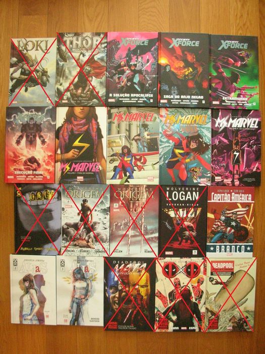 Lote G Floy (Marvel, Image, Dark Horse, etc.)