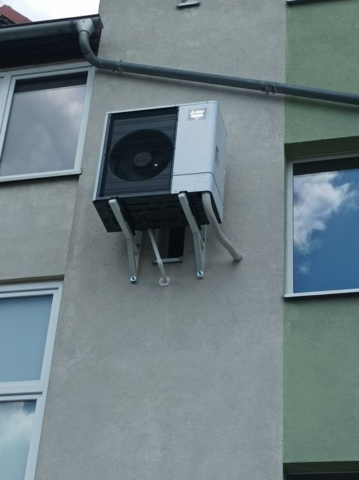 Pompa ciepła MITSUBISHI Zubadan 8 kW Montaż