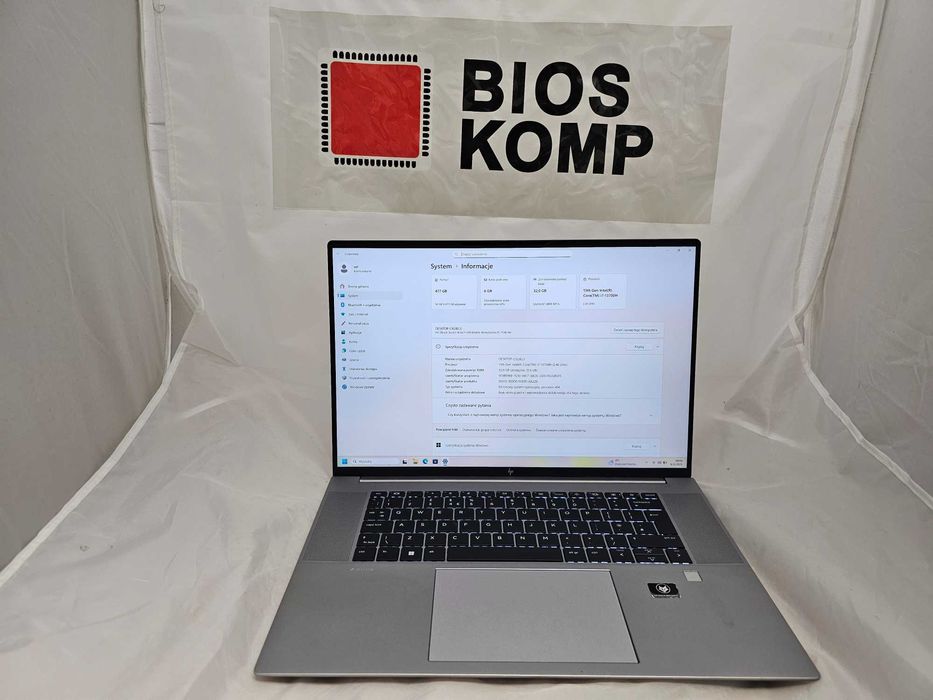 Laptop HP ZBook Studio G10 16/ i7-13800H/32 GB/512 GB/RTX A1000/4K