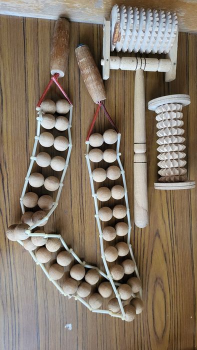 Масажний набір, дерев'яний