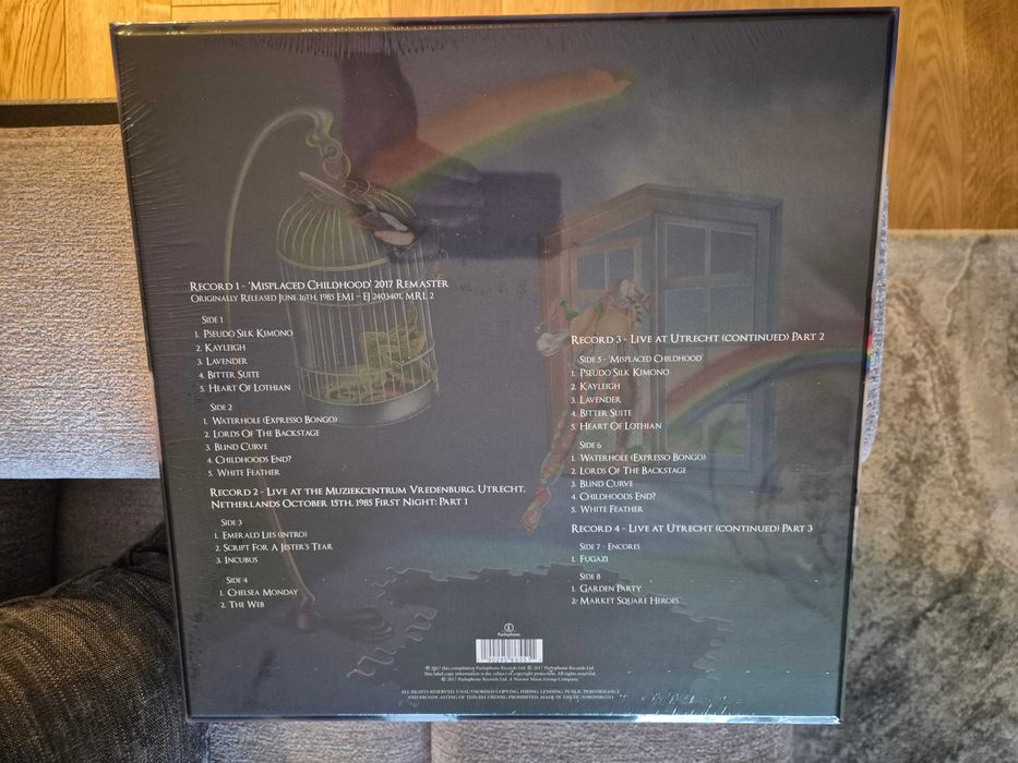 Marillion: Misplaced Childhood (1985/2017) (4 LP / Black Vinyl)