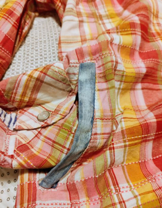Blusa rosa, laranja, como Nova, Desigual, S