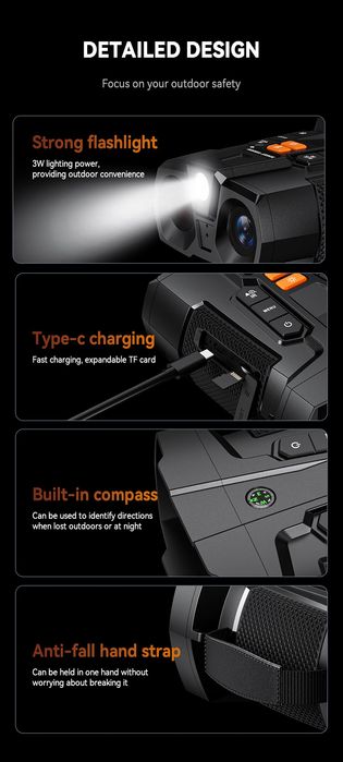 Бінокль нічного бачення INSKAM 4K Ultra HD