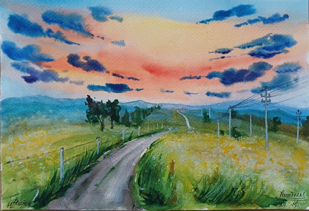 Картина акварелью