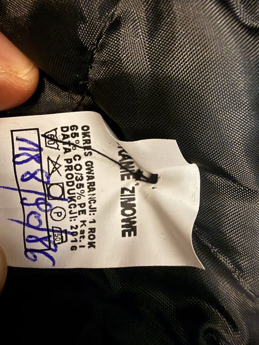 Ubranie robocze zimowe kurtka plus spodnie