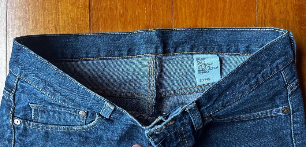 Calças de ganga da H&M - Homem - Tamanho 40