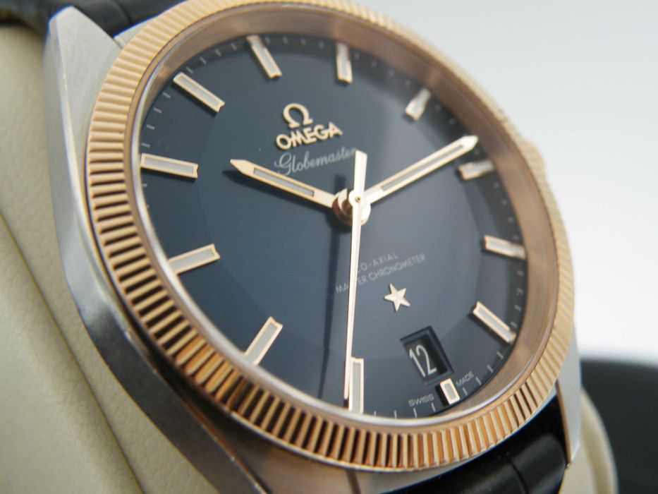 Omega Globermaster Constellation Stal i 18k złoto Komplet