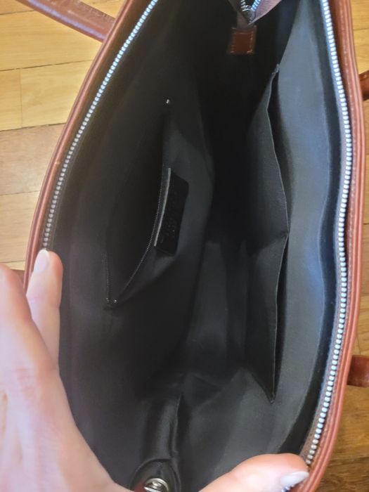 Torebka vera pelle mieszcząca a4