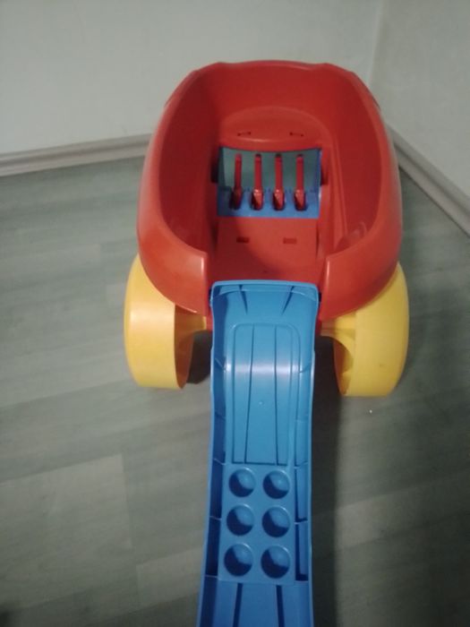 Zbieracz klocków mega bloks - wózek