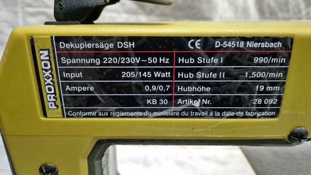 Proxxon wyrzynarka stołowa DSH 28092