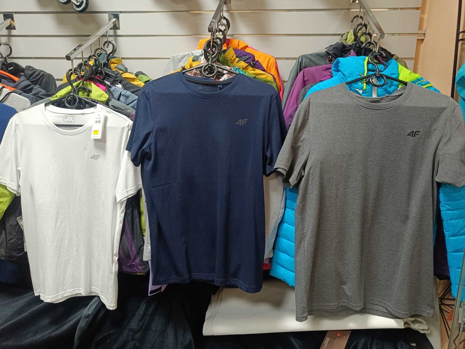 4 F koszulki męskie T shirt bawełna Nowe 3 szt