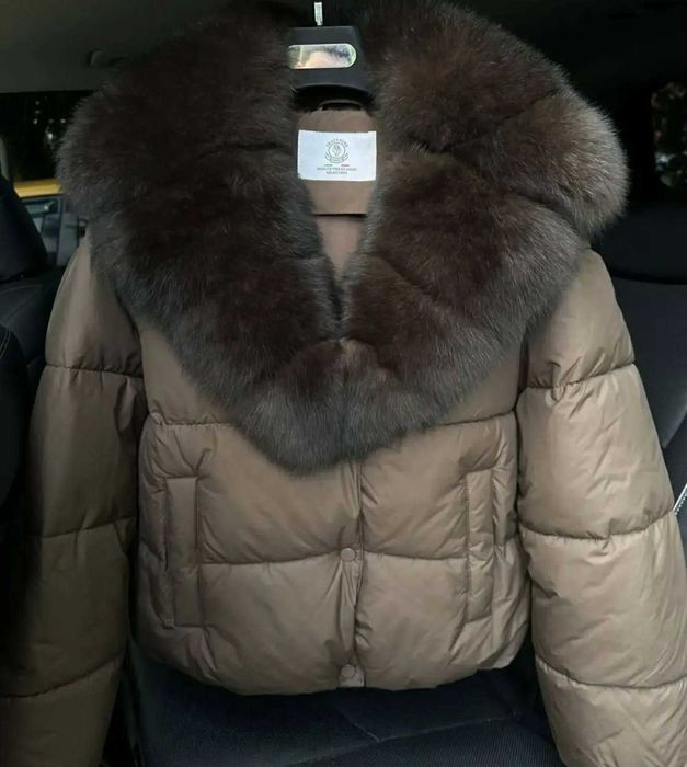 Kurtka zimowa damska lis