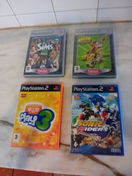 Conjunto de 4 Jogos PlayStation 2