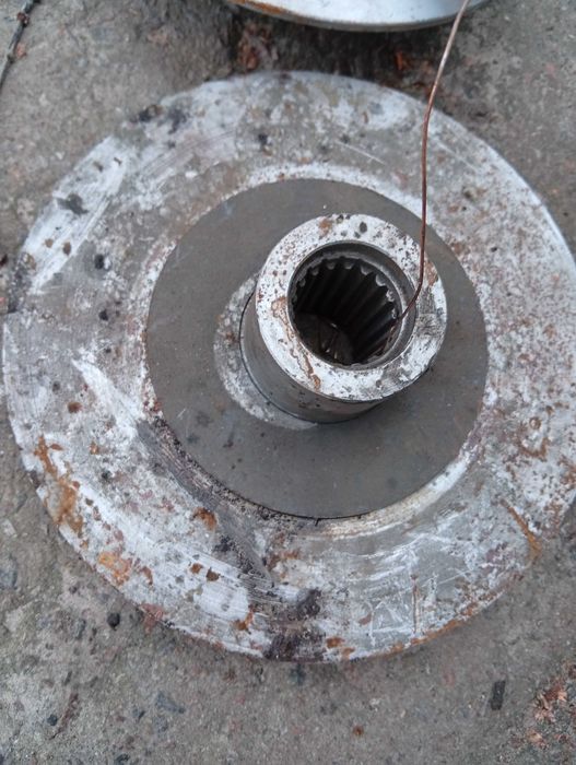 центральний вузол проскальзующого счеплення для с/х тех.