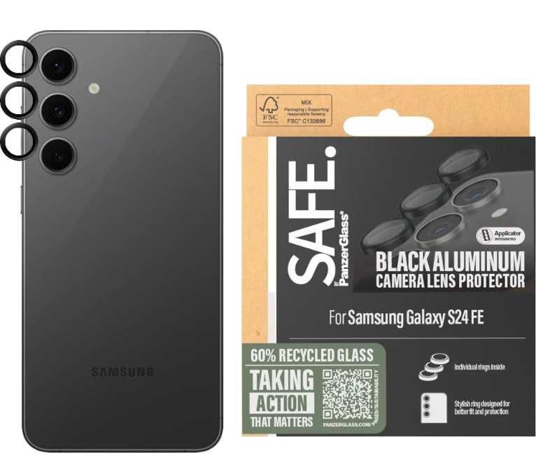 Szkło hartowane, soczewki na aparat, lens do Samsung Galaxy S24 FE
