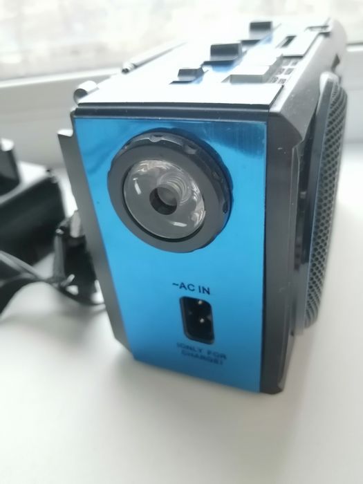 Радіоприймач Golon RX-9009 Blue з адаптером Енергія 6v 600mA