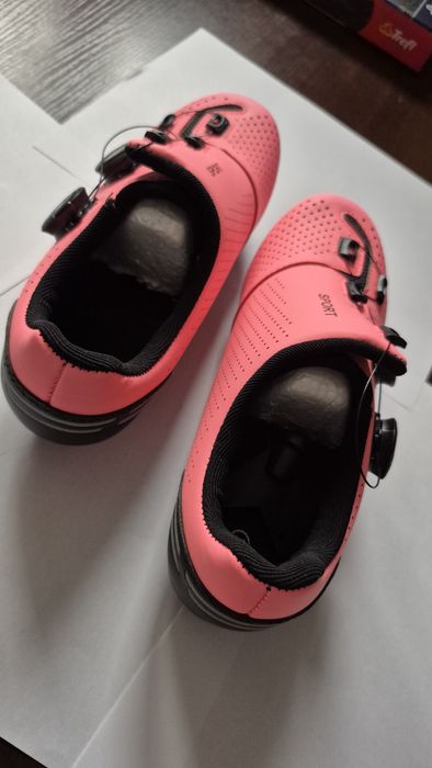 Buty rowerowe gravelowe mtb damskie różowe r.36