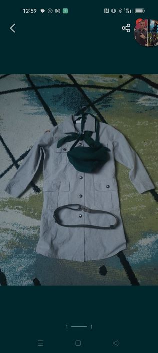 Mundur harcerski dla dziewczynki