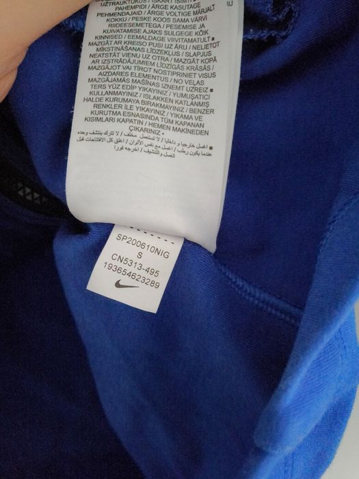 Chelsea FC 2019/20 Tech Pack Nike rozpinana bluza piłkarska z kapturem