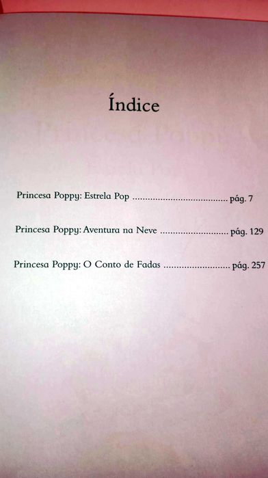 Livros Princesa Poppy - Todas as meninas são Princesas
