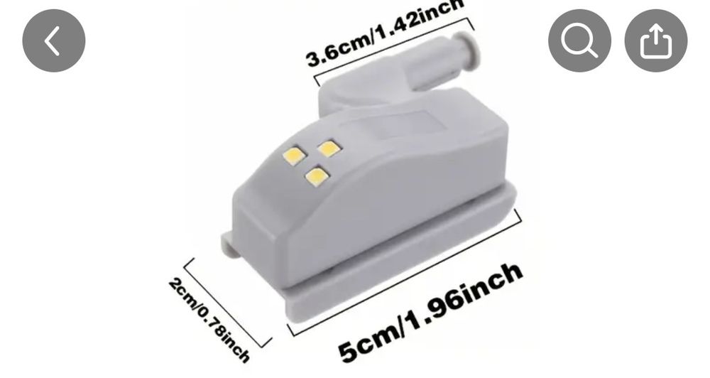 Luz Led Armário - 1 peça