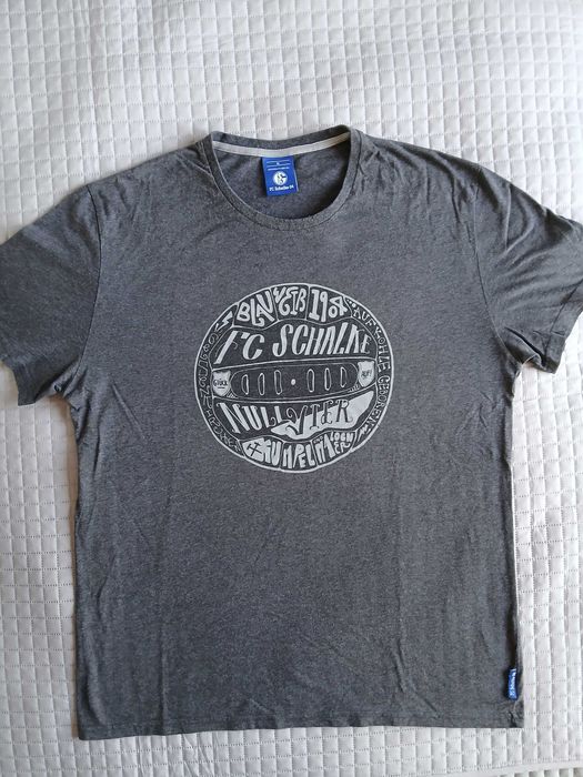 FC Schalke 04 - oryginalny szary T-Shirt