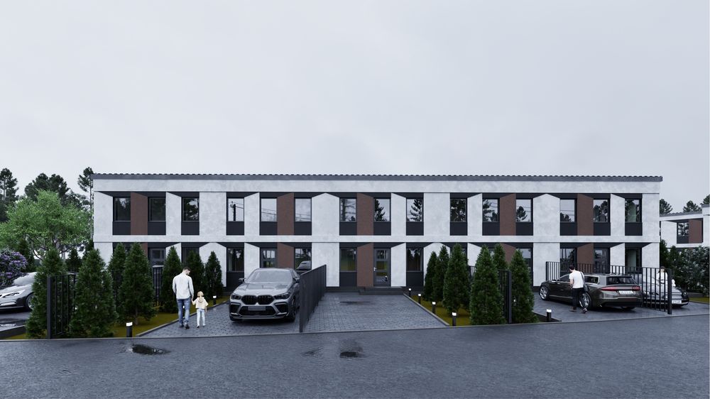 Таунхаус 77м2/ділянка від 1,5 соток/поруч з АТБ/гарний виїзд/без %