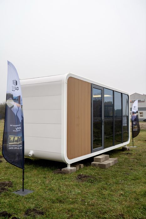 Nowoczesny domek letniskowy , modułowy, mobilny, kontenerowy