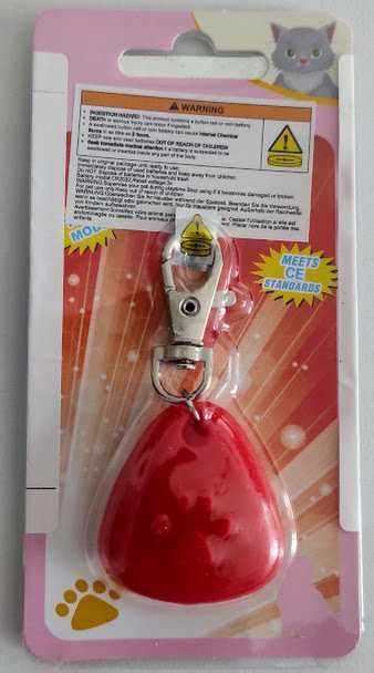 Luz vermelha LED, na coleira, visível a 300 m (para cão ou gato)