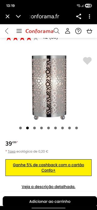 Conjunto  moderno IKEA de candeeiros novos 50€