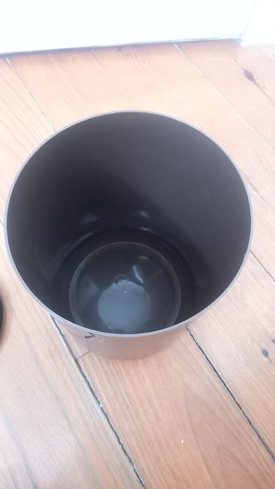 Caixote de lixo 5L de plástico castanho