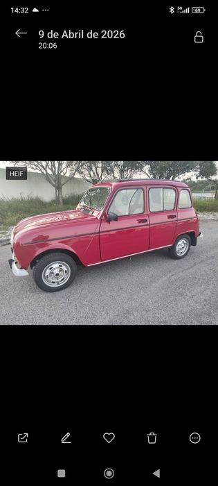 Renault 4L GTL descapotável