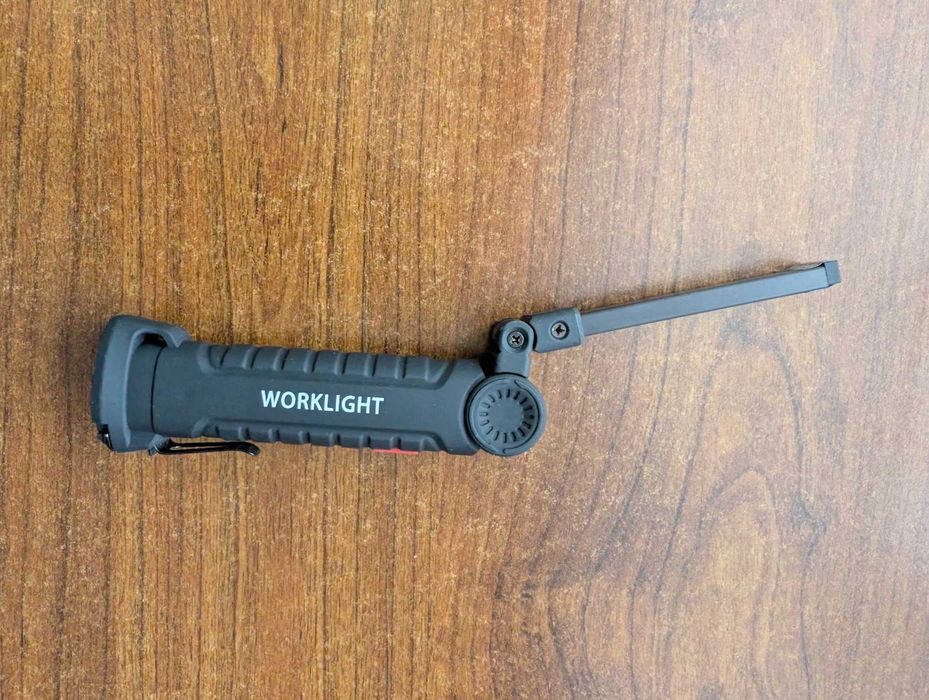 Latarka warsztatowa LED ładowanie USB latarka składana + GRATISY