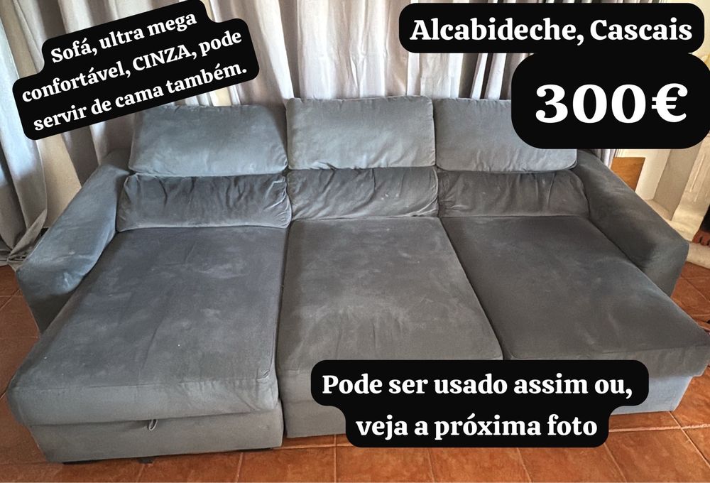 Sofá cinzento top