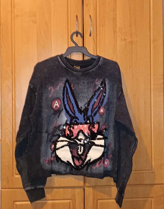 Світшот заєць з паєтками