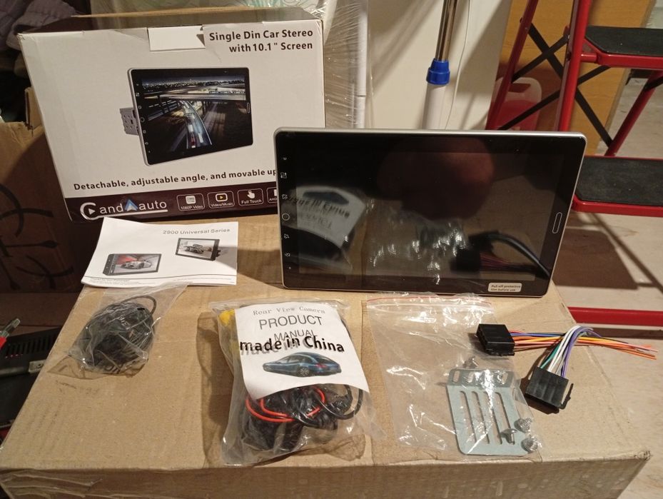 Магнітола Android (10.1 дюйма) - 1din (CarPlay - AndroidAuto)