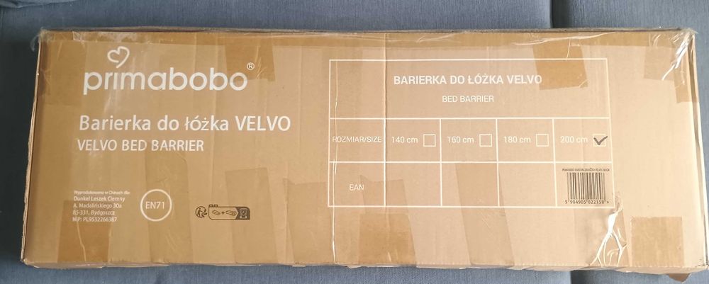 Barierka primabobo velvo 200cm