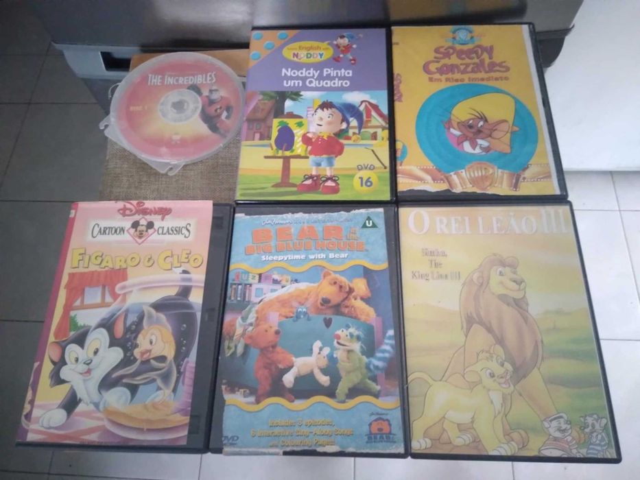 DVD's para  crianças