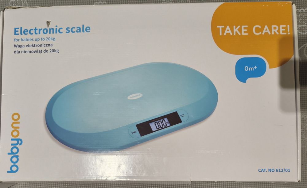 Waga dla niemowląt Babyono niebieska