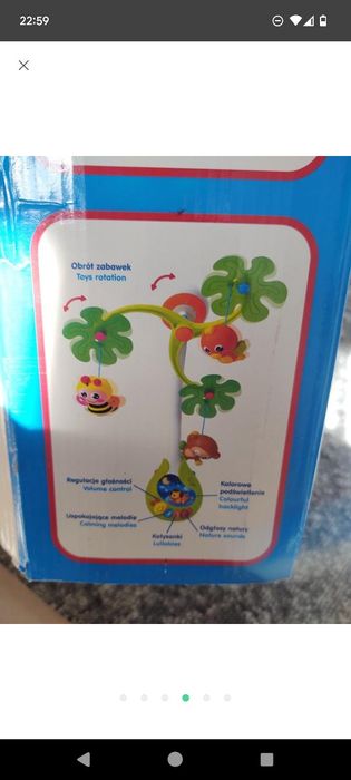 Мобіль  іграшка в колиску каруселька