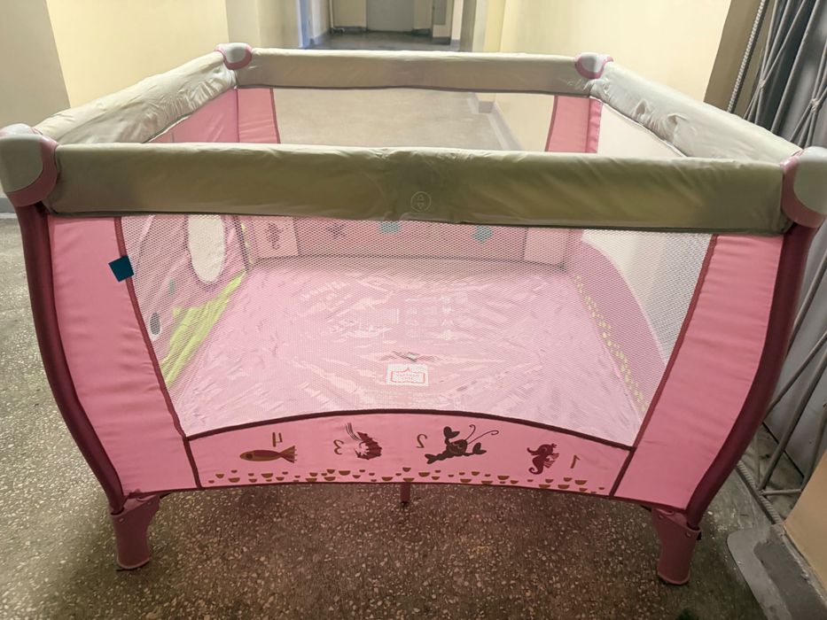 baby design play kojec łóżeczko o8 pink