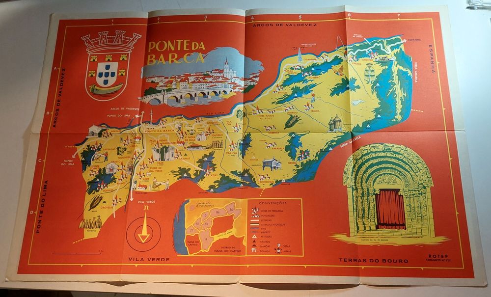 Ponte da Barca - ROTEP Tourist Guide | Includes Fold-out Map64741312064259123