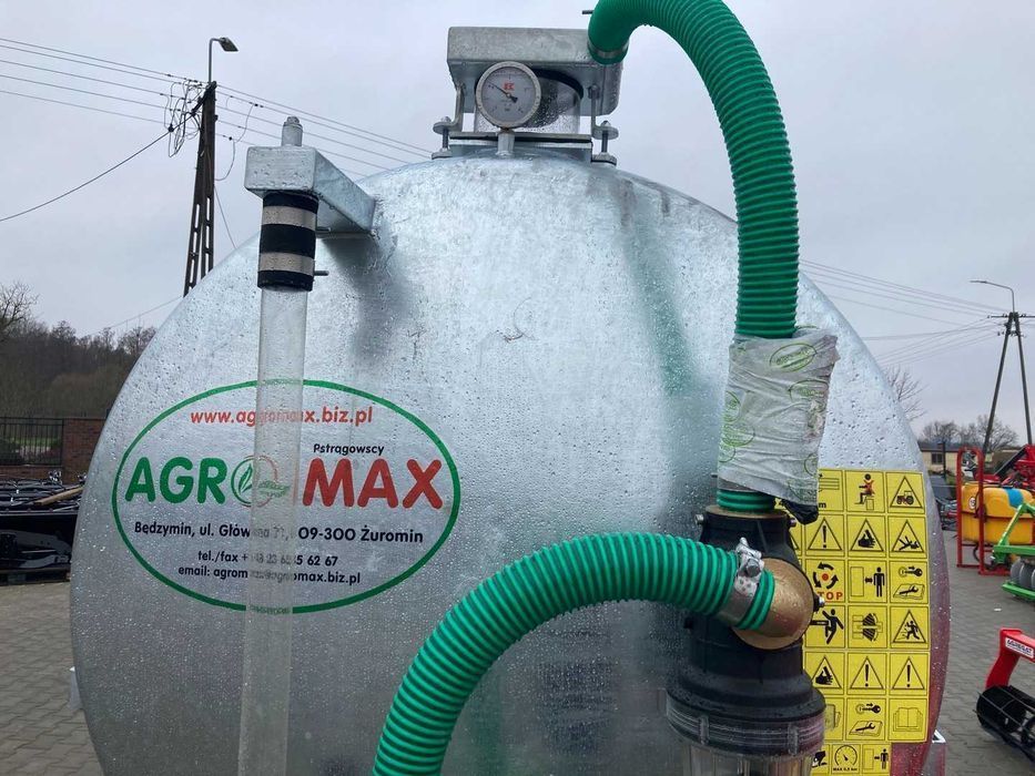 Beczkowóz 5000 litrów, Agro Max. Wóz asenizacyjny